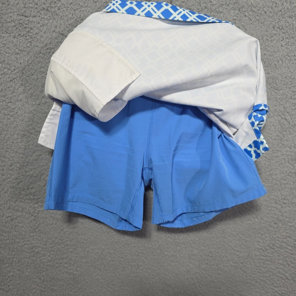 Vineyard Vines Skort Skirt Blue Size 00 Four Pockets Zippers Tennis Golf - Picture 6 of 8